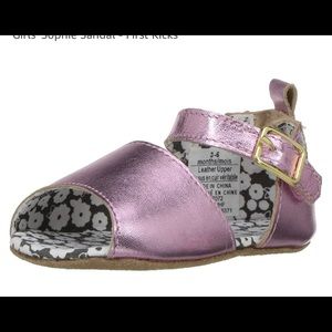 Robeez pink Sophie Sandal 6-9 months NEW.